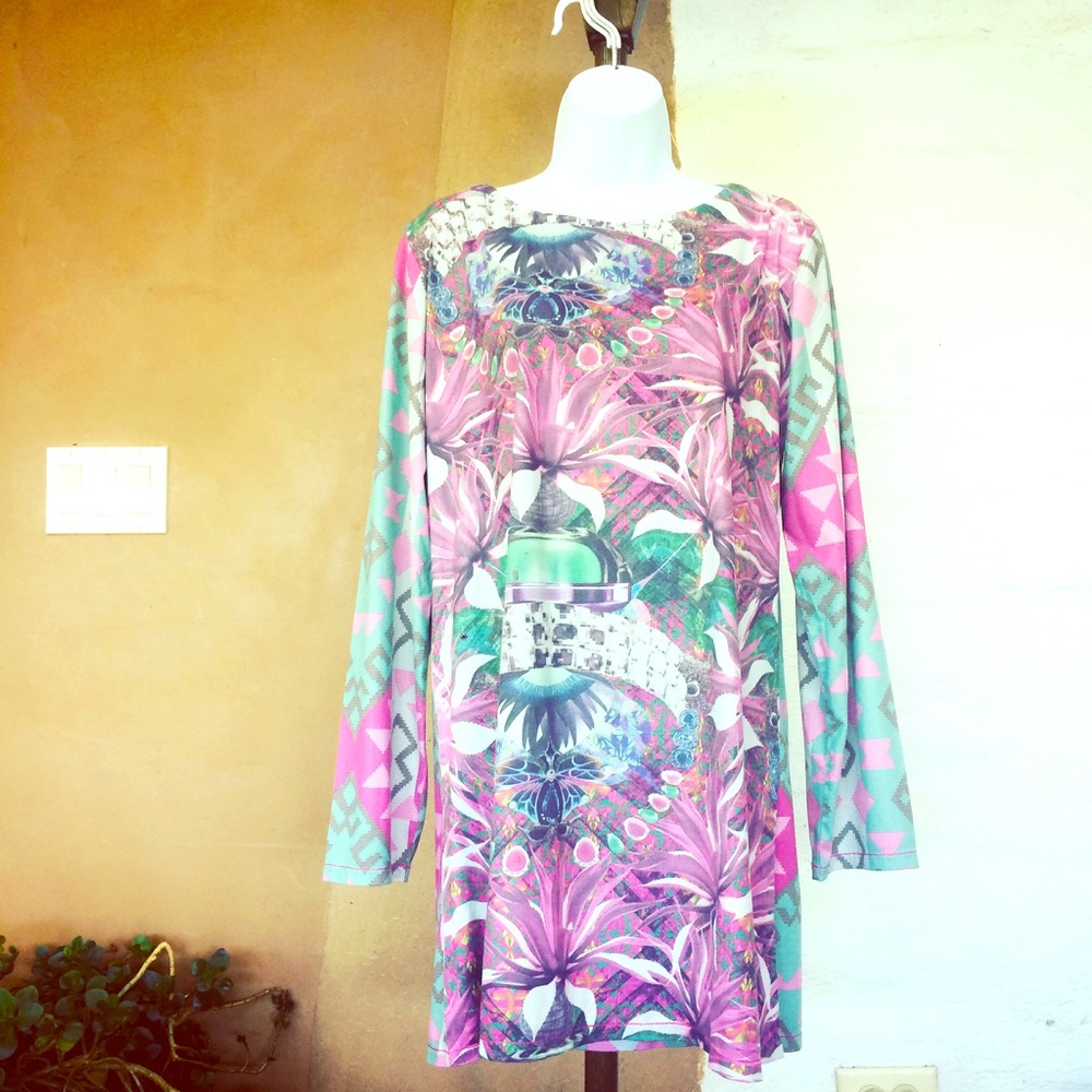 Custo Barcelona  long sleeved top sweater dress 3